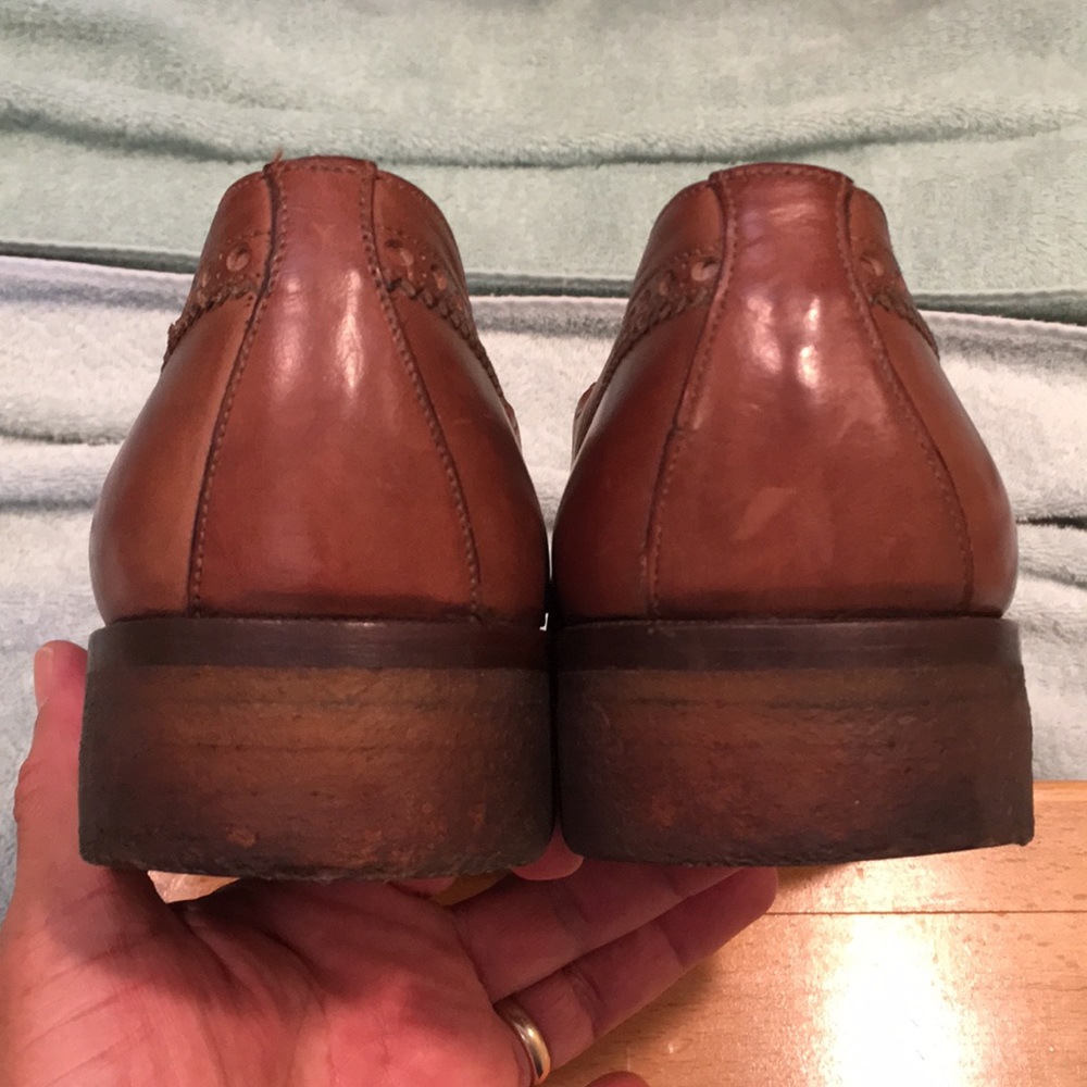 Polo Ralph Lauren bath leather Kiltie apron shoes - Picture 6 of 8